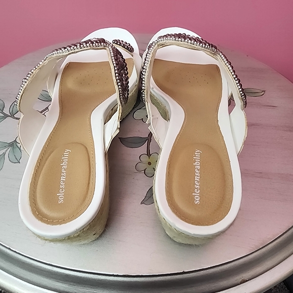 Embellished slip on sandals - Picture 3 of 6